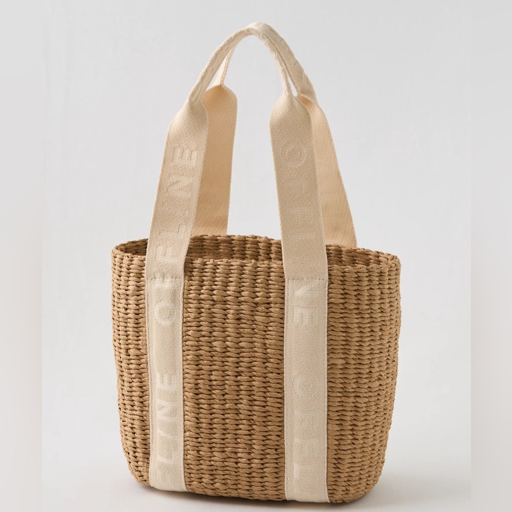 OFFLINE By Aerie Rafia Mini Bag - mini tote bag